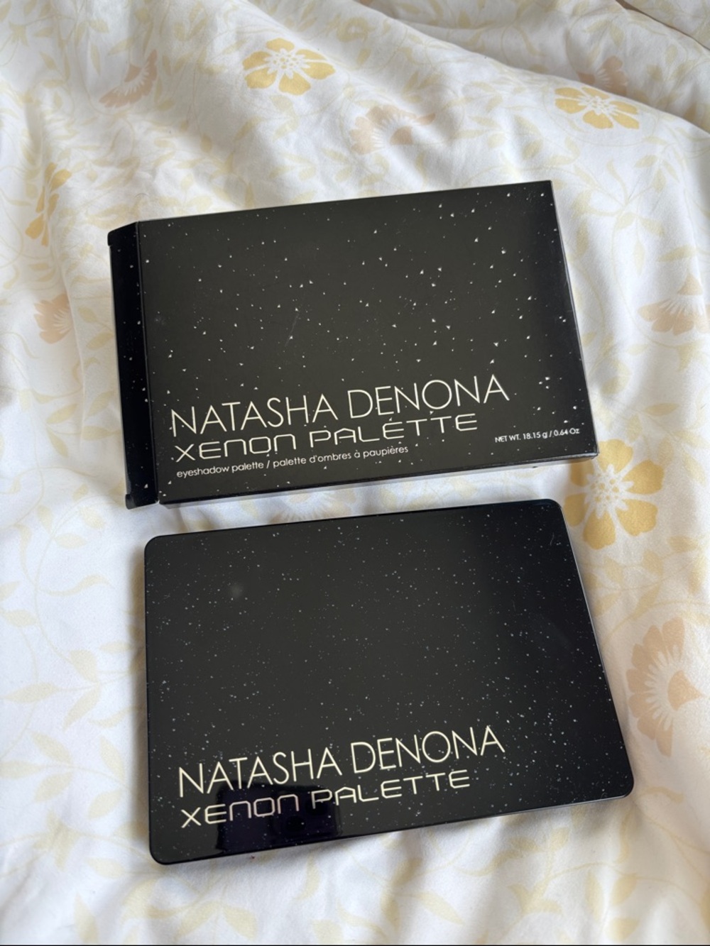 Natasha Denona Xenon Palette — Black with White Speckle